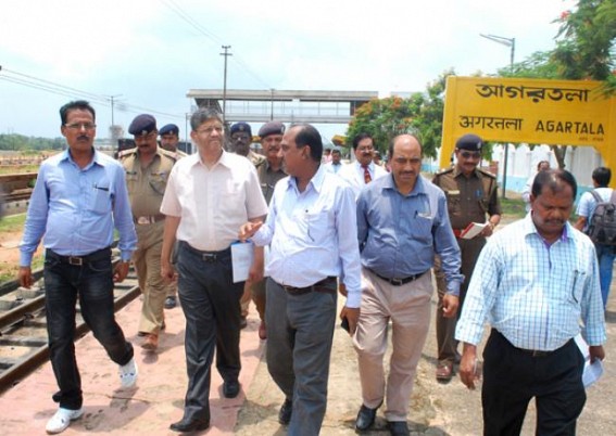 Uncertainty over pending projects in Tripura  despite Ministry teamâ€™s visit to State : Agartala-Akhaura rail link, Airport modernization projects delay further